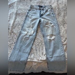 Aeropostale Light Blue High Rise Baggy Jeans